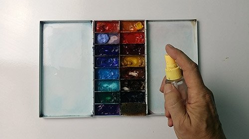 agua y pigmento