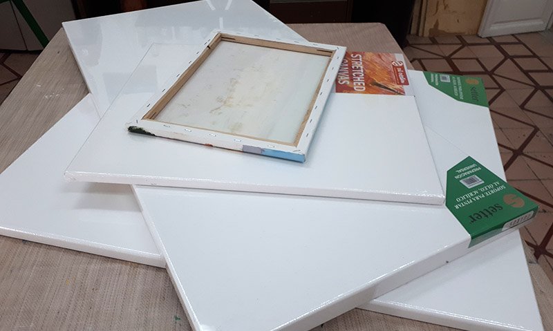 Hablamos de lienzos y bastidores. Dudas y otros temas